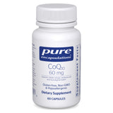 Pure Encapsulations CoQ10 60mg vegetarian capsules front view
