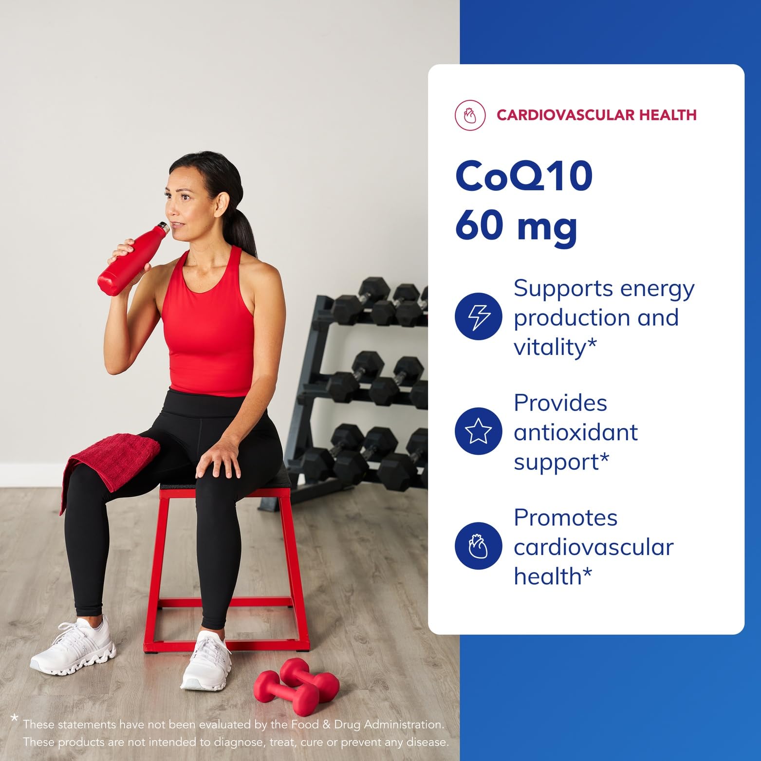 Pure Encapsulations CoQ10 60mg vegetarian capsules with packaging