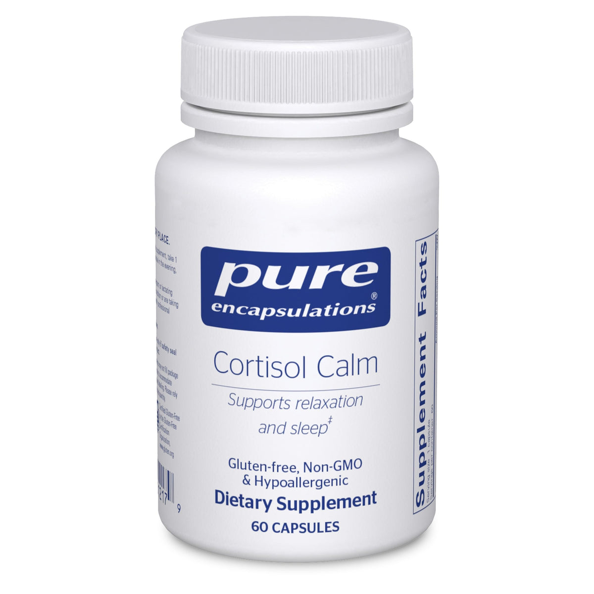 Pure Encapsulations Cortisol Calm 60 capsules front view