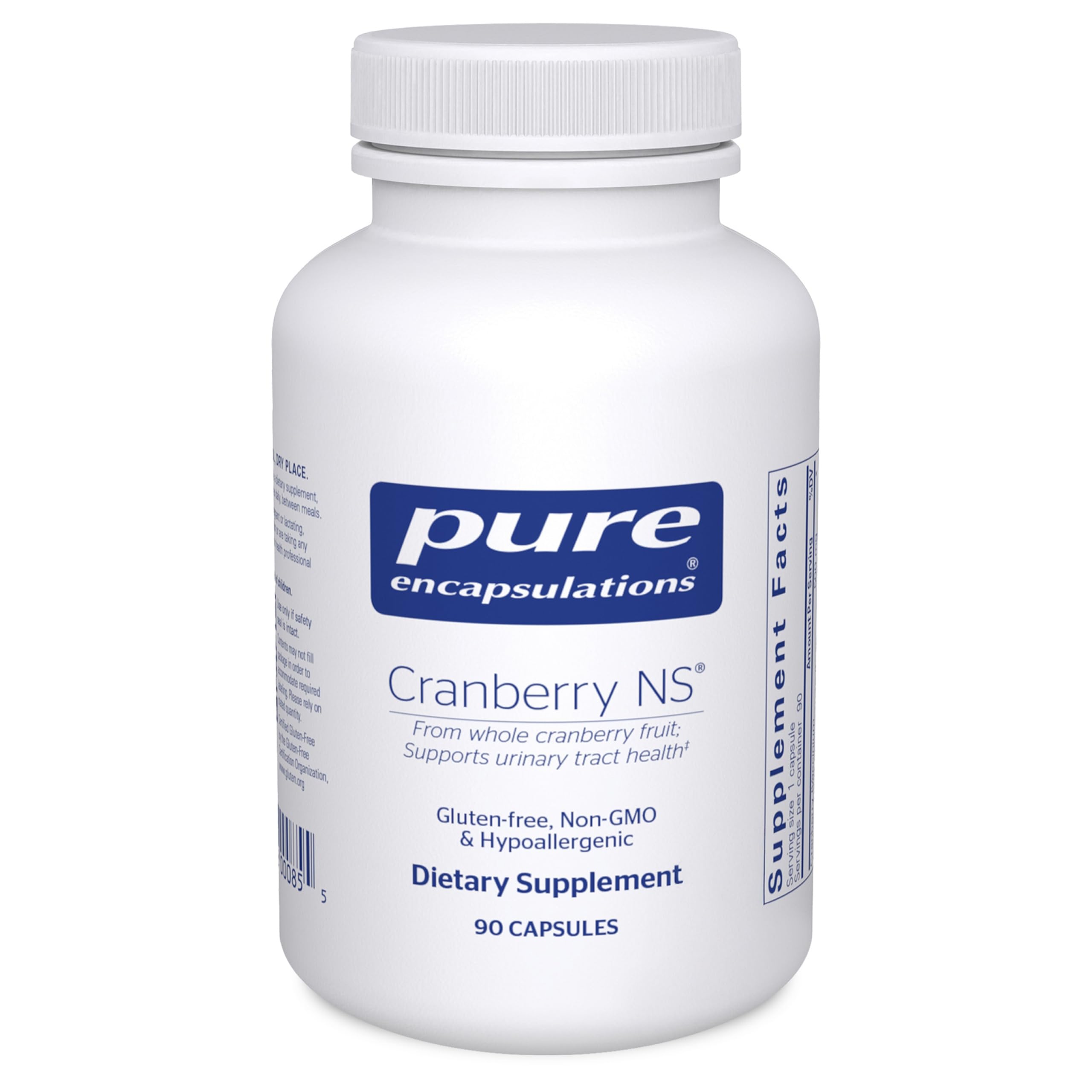 Pure Encapsulations Cranberry NS 500mg Capsules front view