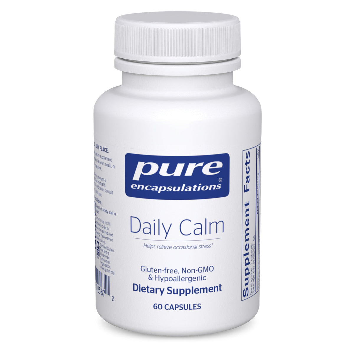 Pure Encapsulations Daily Calm Supplement bottle front view