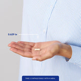 Pure Encapsulations DHEA Supplement capsules in a hand
