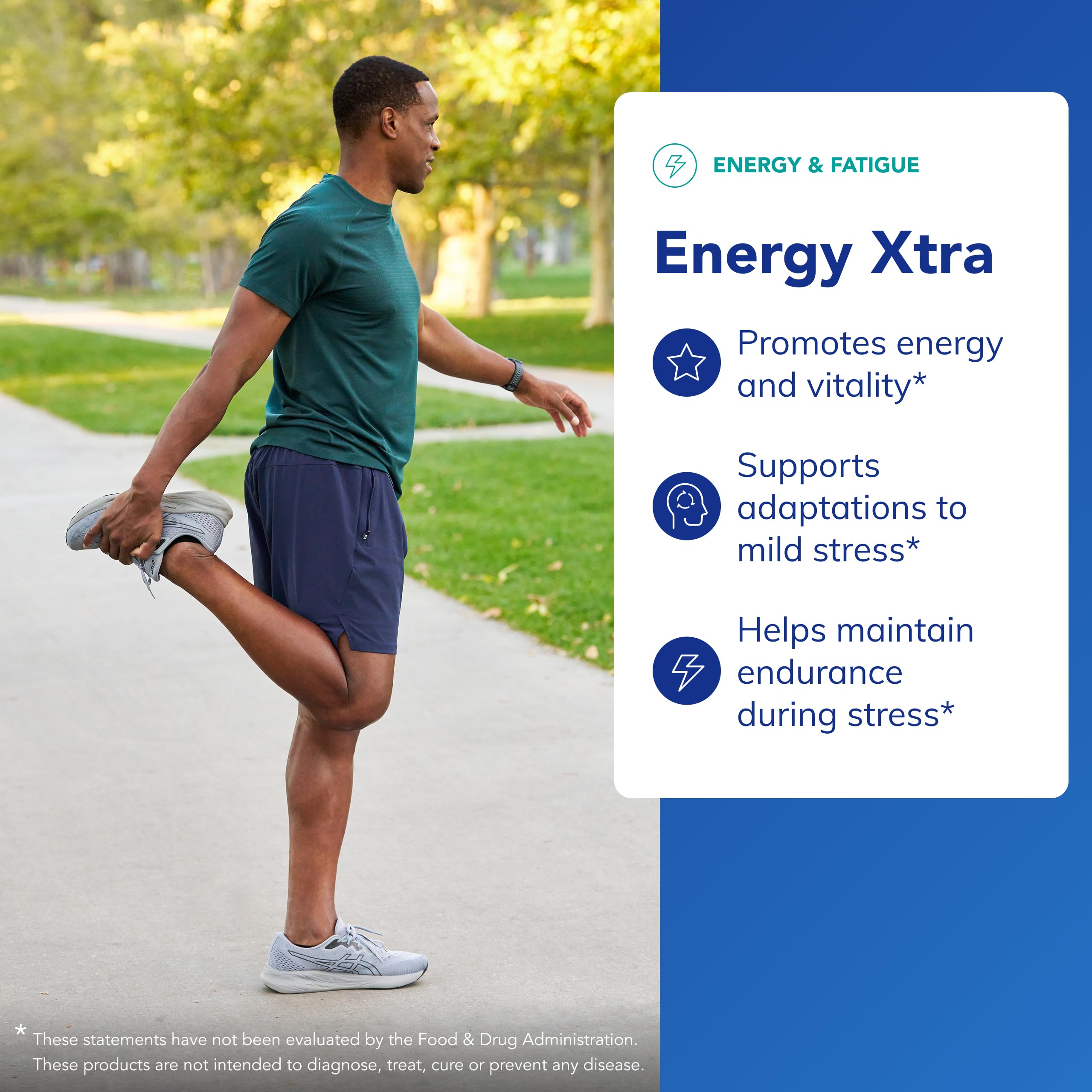 Pure Encapsulations Energy Xtra capsules on a wooden surface