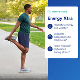 Pure Encapsulations Energy Xtra capsules on a wooden surface