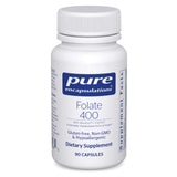 Pure Encapsulations Folate 400 capsule bottle front view