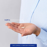 Pure Encapsulations Folate 400 capsules on a wooden table