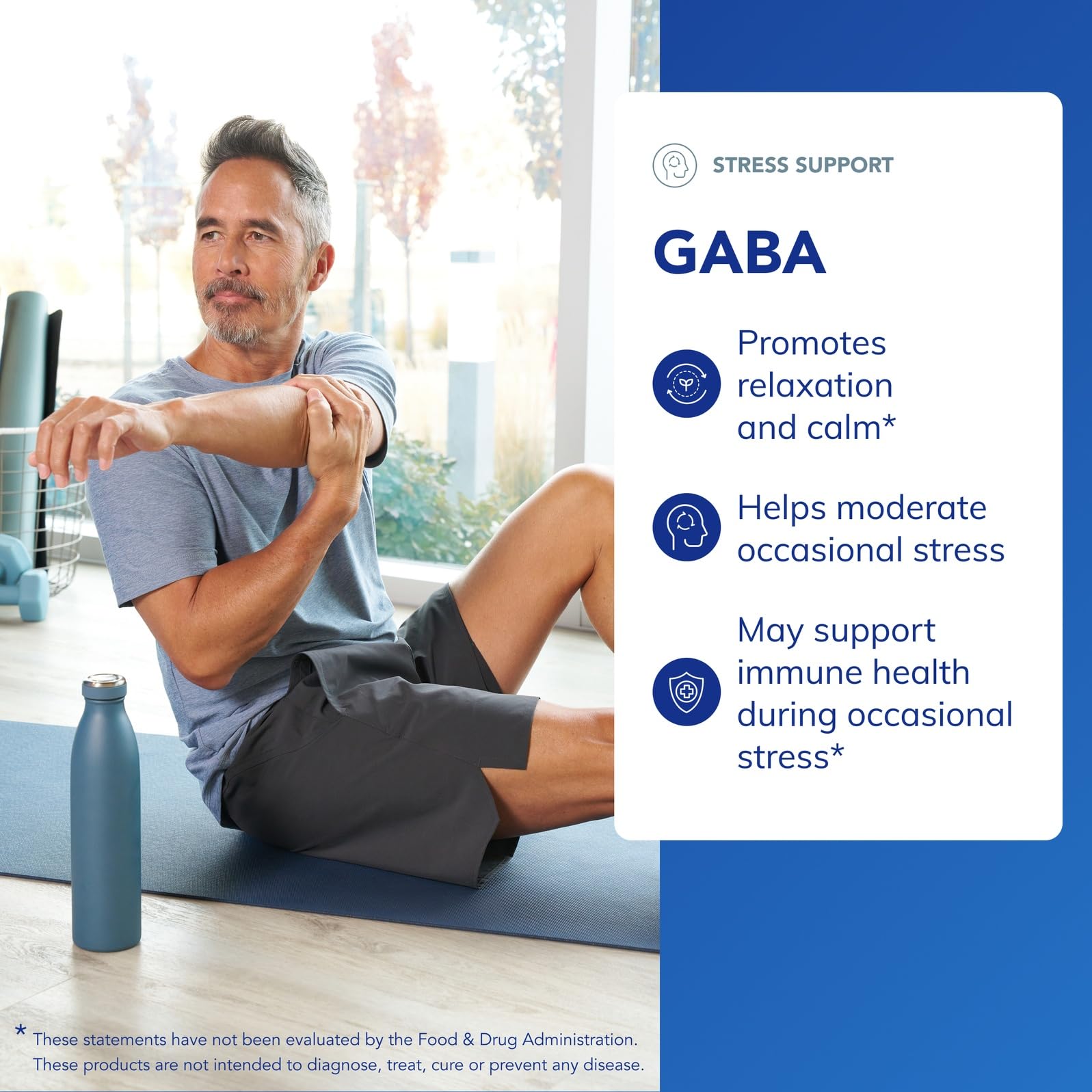 Pure Encapsulations GABA Capsules 700mg side view
