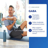 Pure Encapsulations GABA Supplement 700mg capsules displayed on a surface