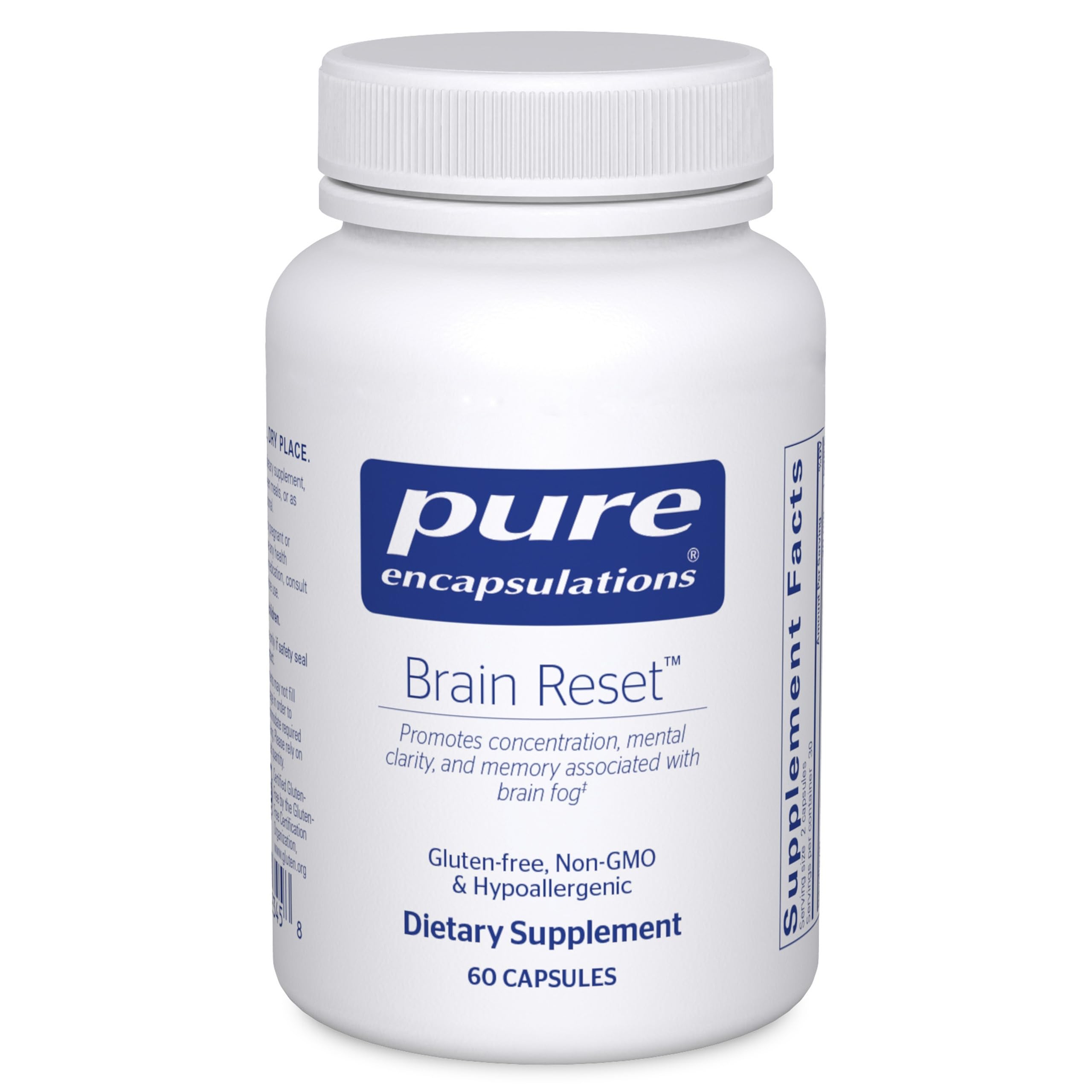 Pure Encapsulations Ginkgo Biloba 120mg capsules front view