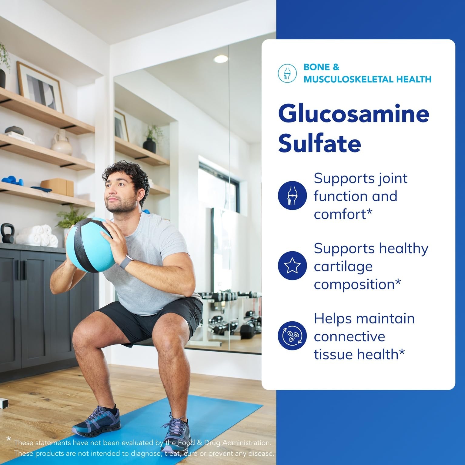 Pure Encapsulations Glucosamine Sulfate 1000mg capsule close-up