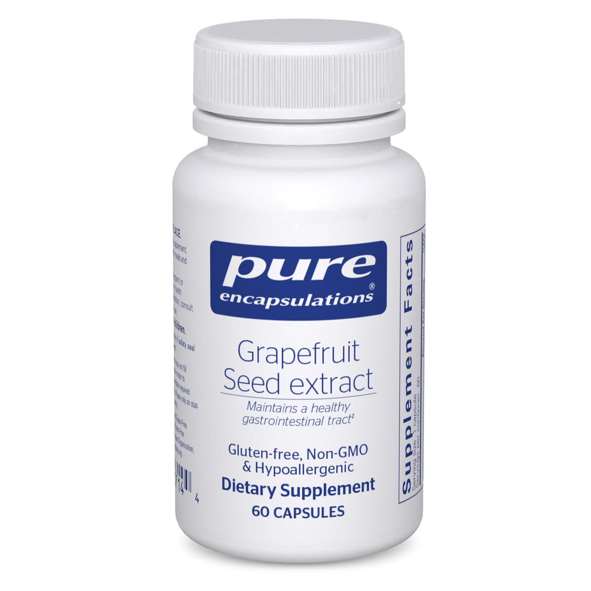 Pure Encapsulations Grapefruit Seed Extract 250mg front view
