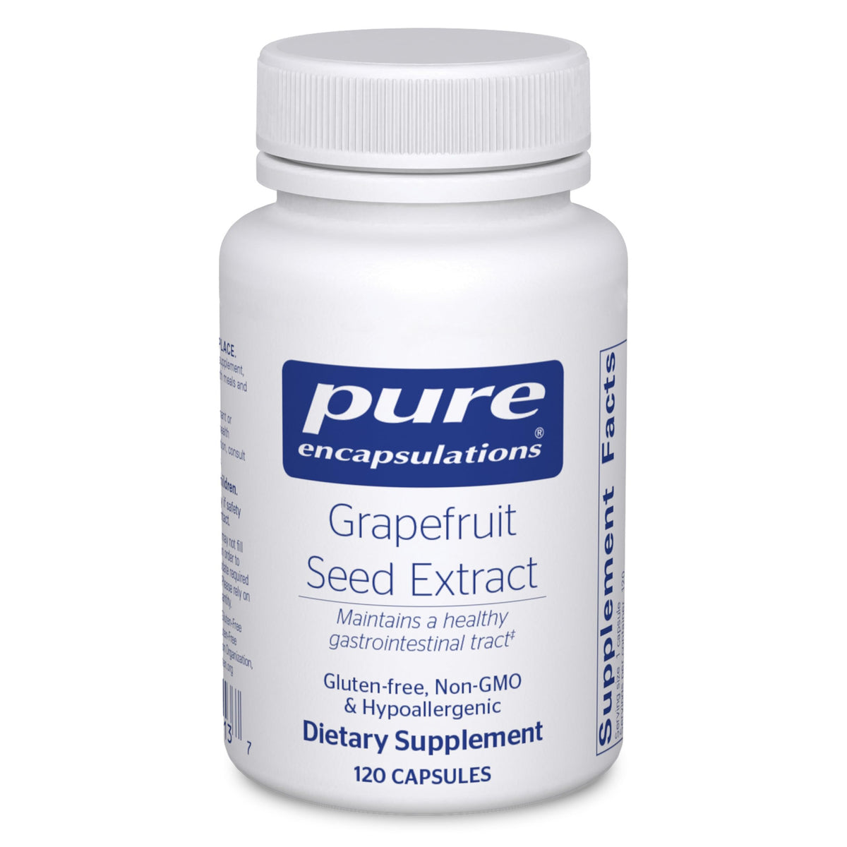 Pure Encapsulations Grapefruit Seed Extract 250mg front view of packaging