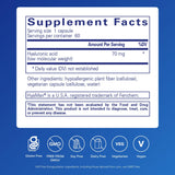 Pure Encapsulations Hyaluronic Acid 70mg vegan capsules back view