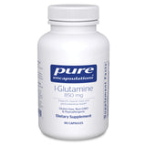 Pure Encapsulations L-Glutamine 850mg supplement front view
