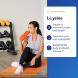 Pure Encapsulations L-Lysine 500mg capsules side view