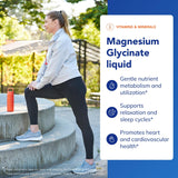 Pure Encapsulations Liquid Magnesium Glycinate 165mg label close-up
