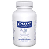 Pure Encapsulations Lithium Orotate Blend 5mg 90 Capsules front view