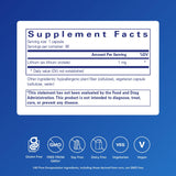 Pure Encapsulations Lithium Orotate Capsules 1mg back view