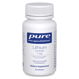 Pure Encapsulations Lithium Orotate Capsules 1mg front view