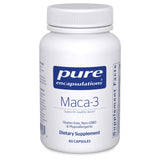 Pure Encapsulations Maca-3 Herbal Supplement front view with packaging