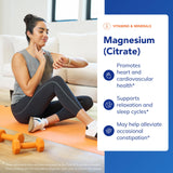 Pure Encapsulations Magnesium Citrate 150mg capsule with dosage details