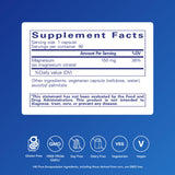 Pure Encapsulations Magnesium Citrate 150mg vegetarian capsules side view