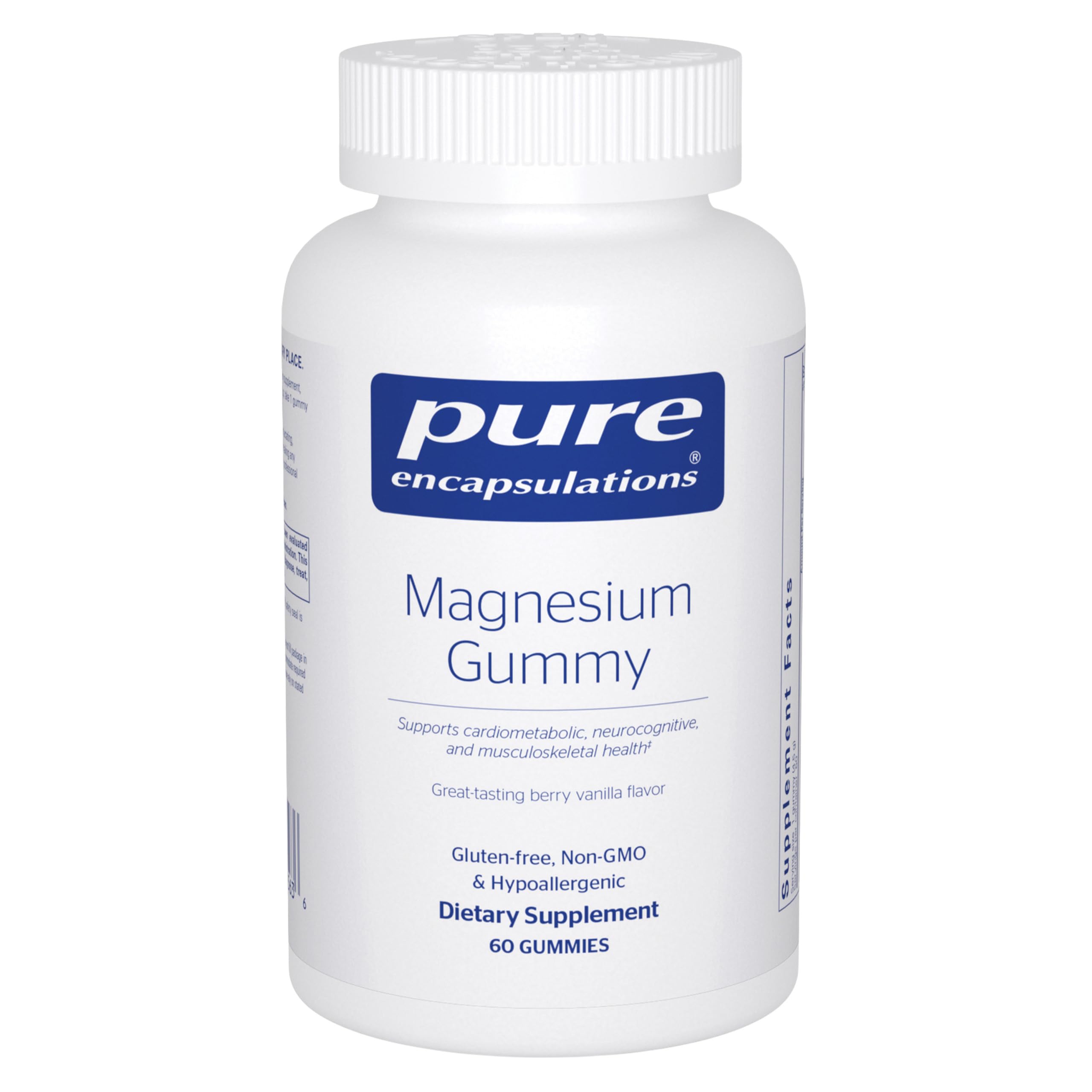 Pure Encapsulations Magnesium Gummy front view with packaging