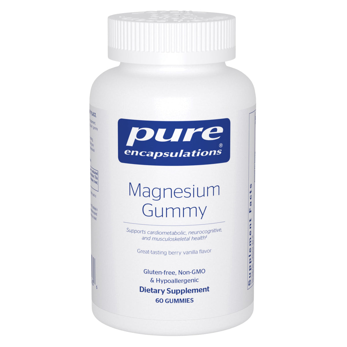 Pure Encapsulations Magnesium Gummy front view with packaging