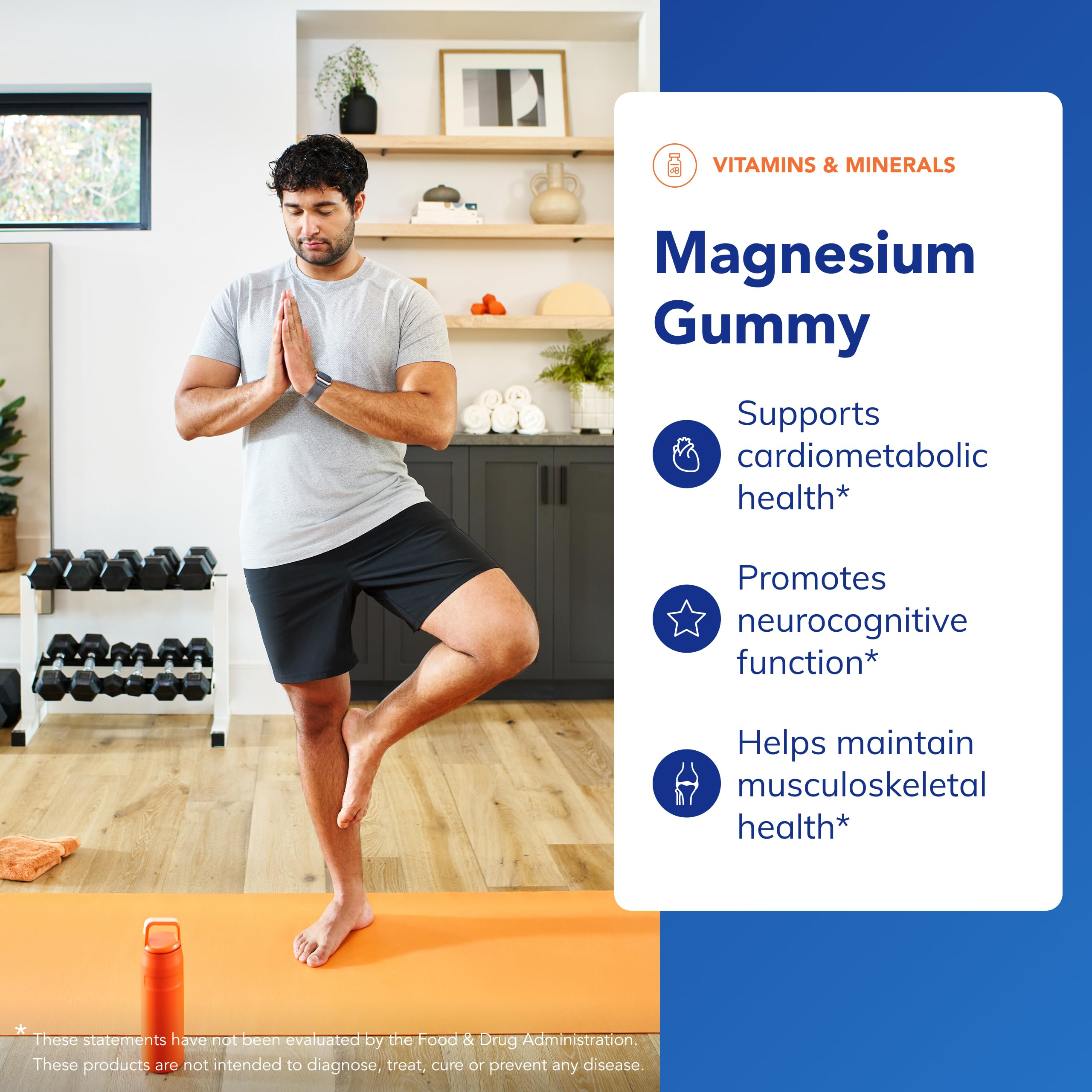 Pure Encapsulations Magnesium Gummy on a wooden table
