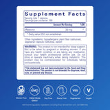 Pure Encapsulations Melatonin 20 mg 180 Capsules back view