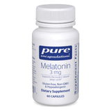 Pure Encapsulations Melatonin 3 mg 60 Capsules front view