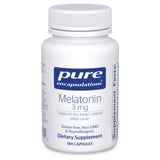 Pure Encapsulations Melatonin Sleep Supplement 3mg front view