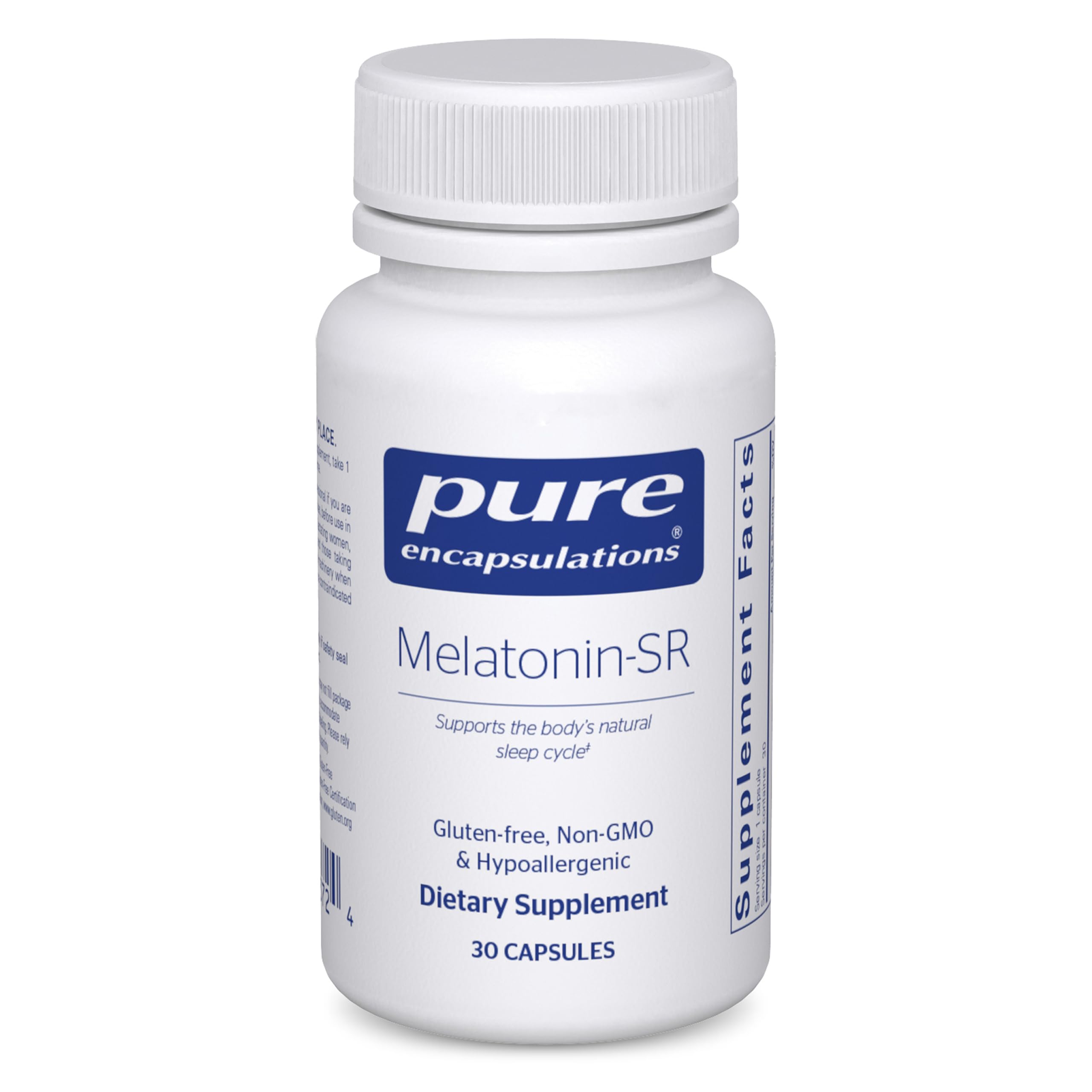 Pure Encapsulations Melatonin-SR 30 Capsules front view
