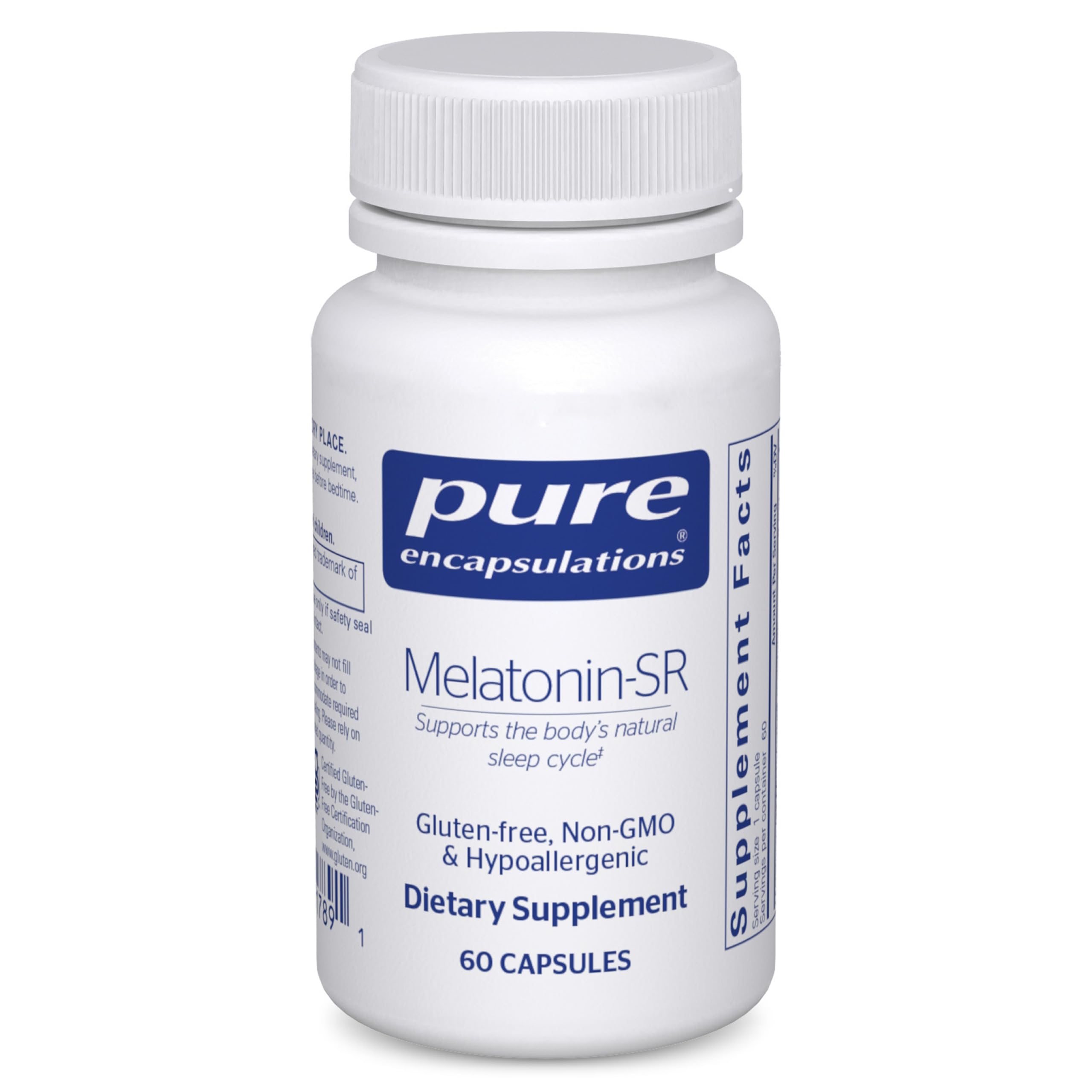 Pure Encapsulations Melatonin-SR 60 Capsules front view