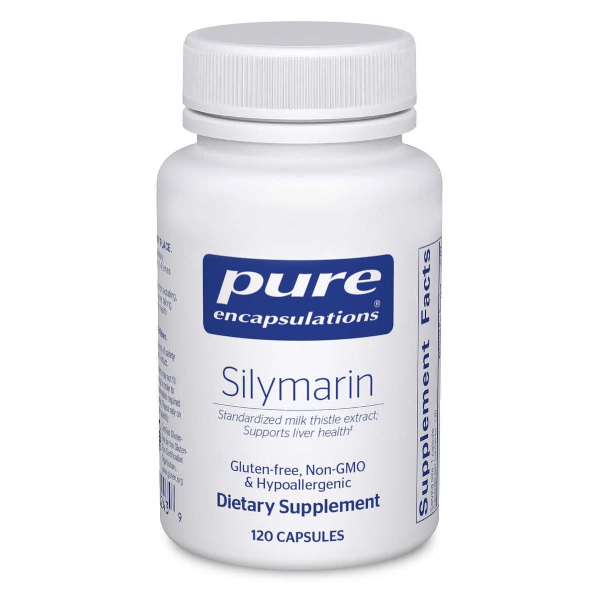 Pure Encapsulations Milk Thistle 250mg supplement front view