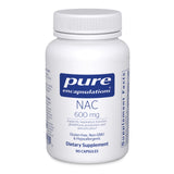 Pure Encapsulations N-Acetyl Cysteine 600mg supplement front view