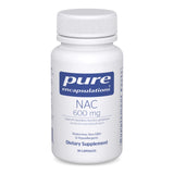 Pure Encapsulations N-Acetyl Cysteine 600mg supplement front view