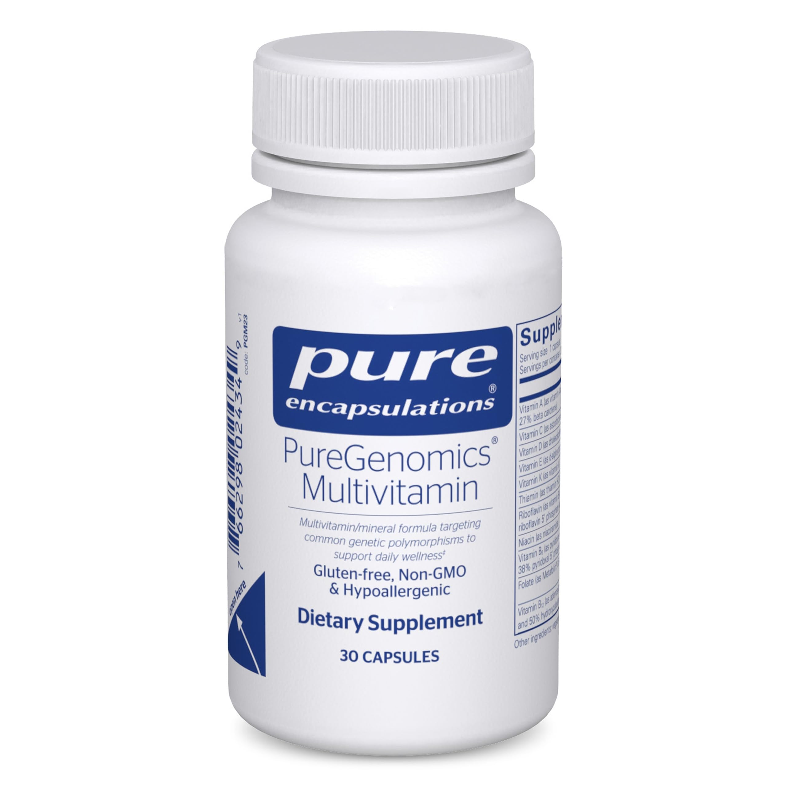 Pure Encapsulations Nutritionally Complex Multivitamin front view