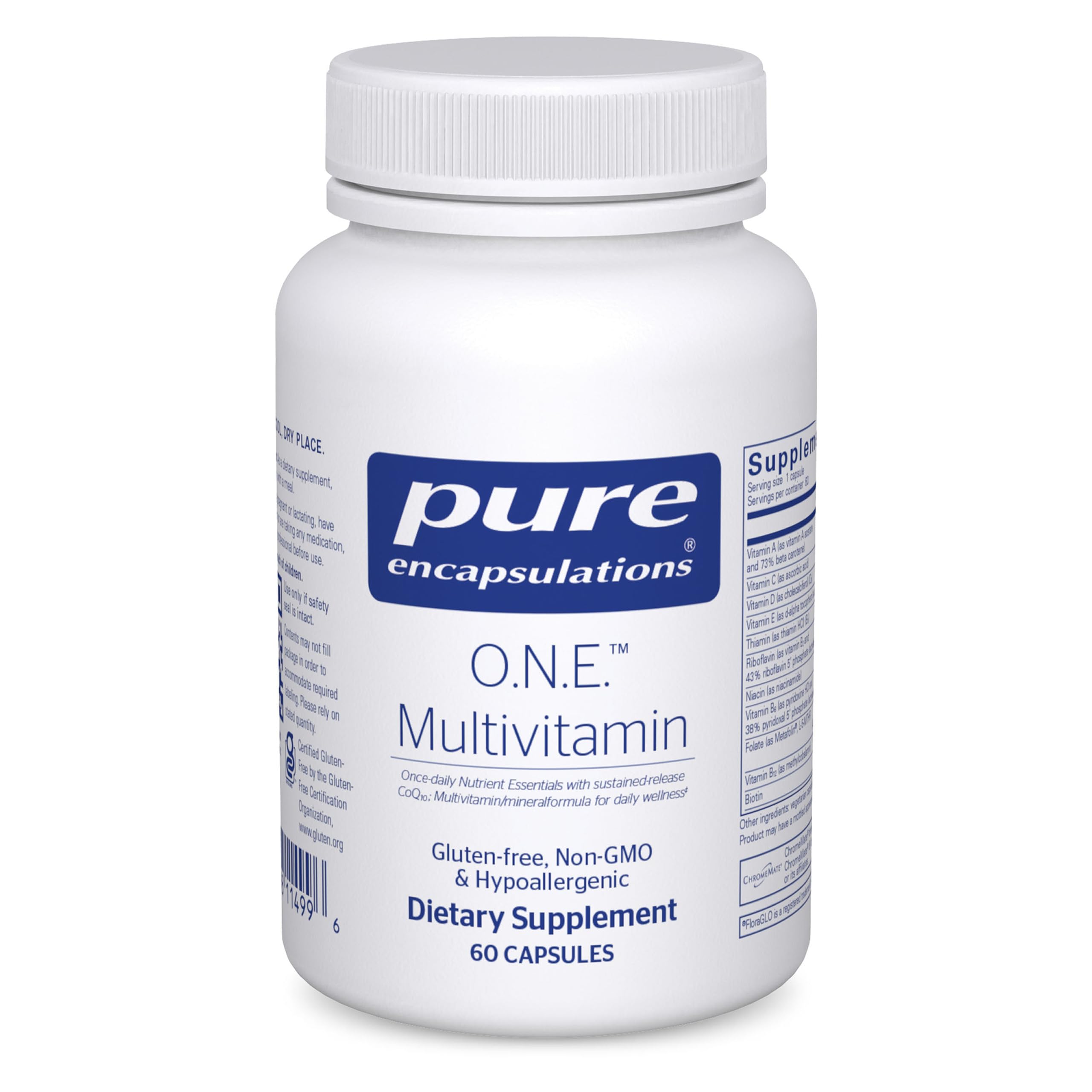 Pure Encapsulations O.N.E. Multivitamin 30 capsules front view