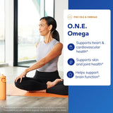 Pure Encapsulations O.N.E. Omega Fish Oil 1000mg softgel bottle with label