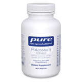 Pure Encapsulations Potassium Citrate 200mg supplement front view