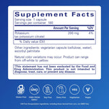 Pure Encapsulations Potassium Citrate 200mg supplement side view