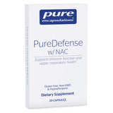 Pure Encapsulations PureDefense NAC 450mg 60 Capsules front view