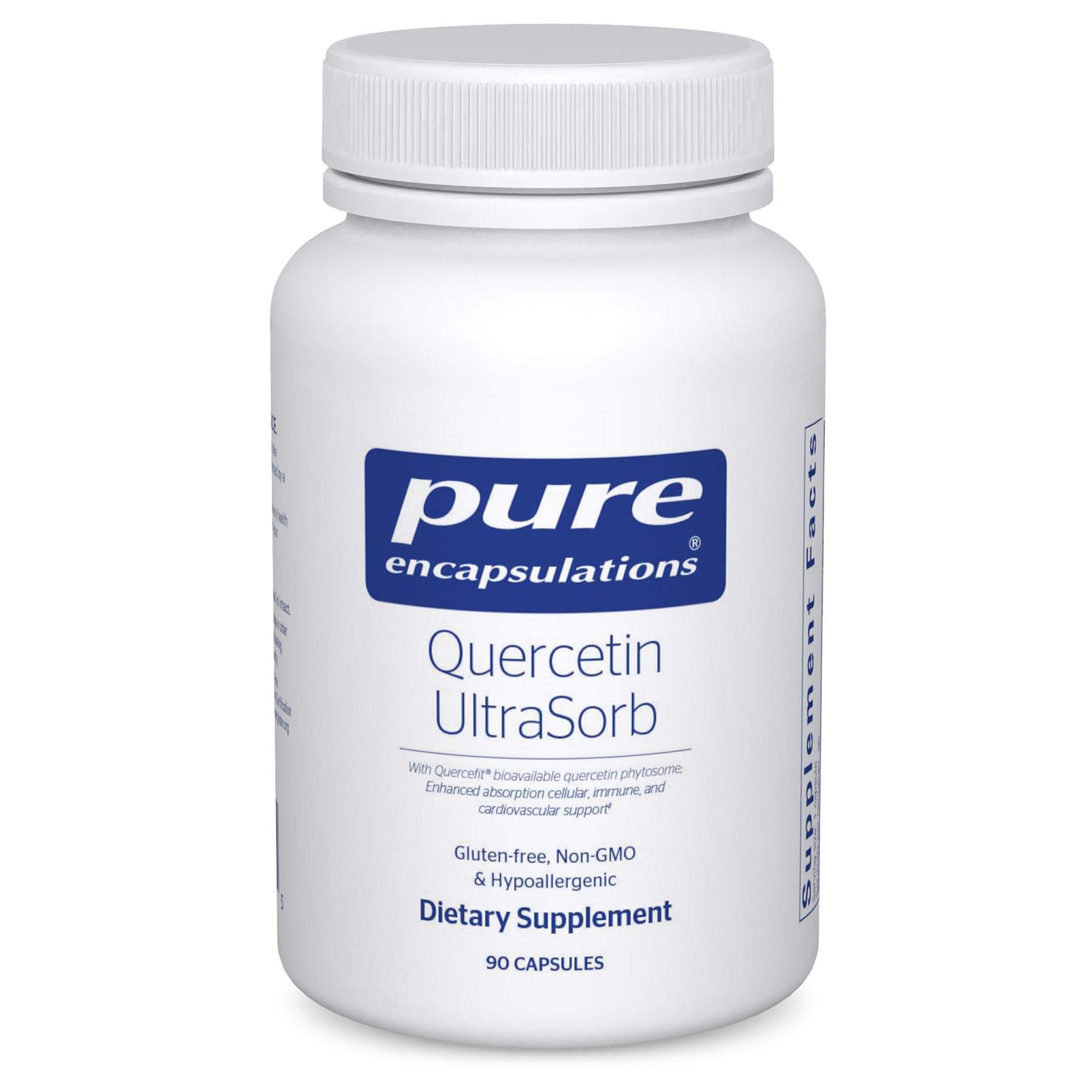 Pure Encapsulations Quercetin 300mg 60 capsules front view
