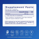 Pure Encapsulations Quercetin 500mg supplement side view showing capsule details