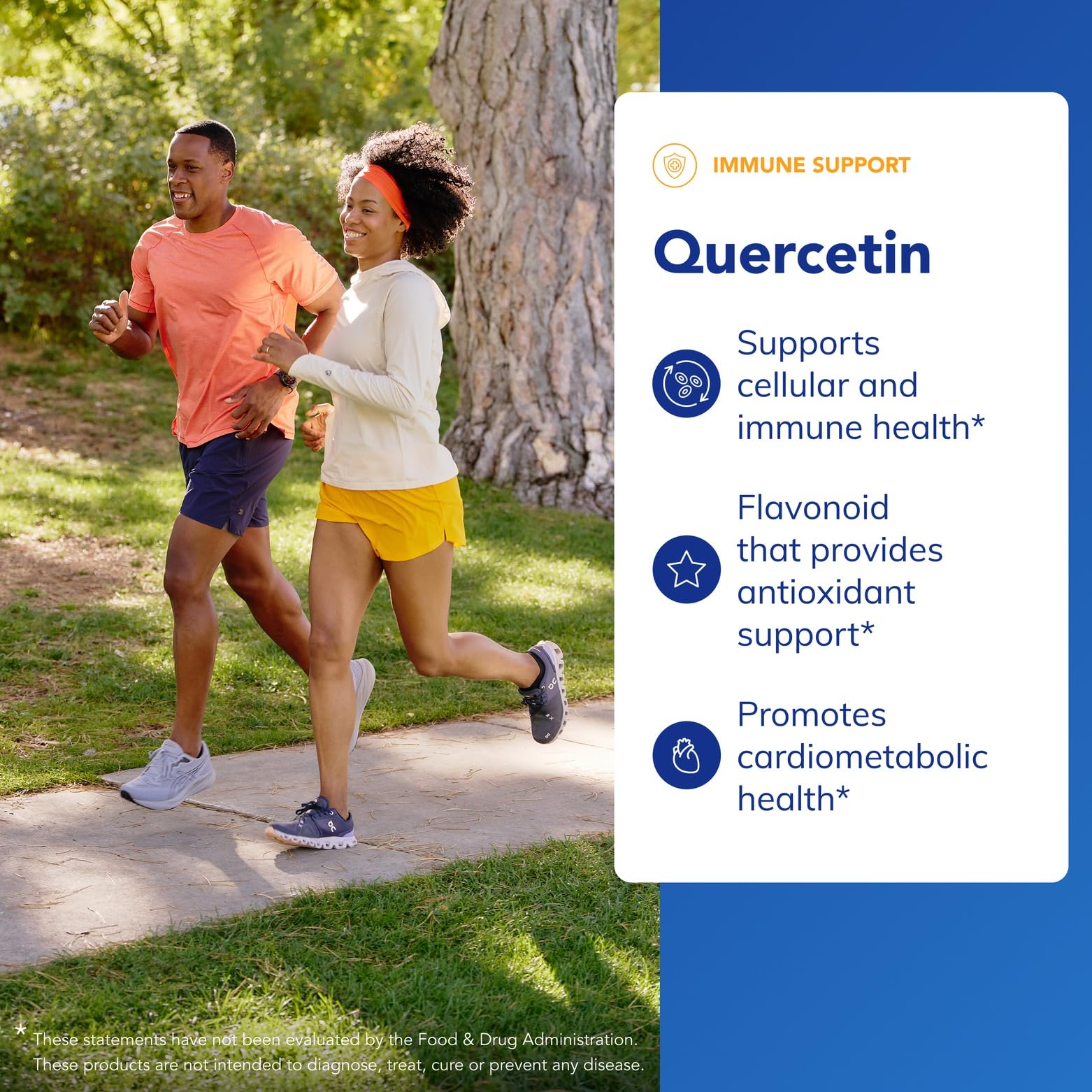 Pure Encapsulations Quercetin Supplement 500mg capsules in hand