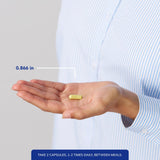 Pure Encapsulations Quercetin Supplement 500mg capsules on a wooden table
