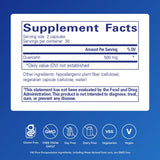 Pure Encapsulations Quercetin Supplement 500mg side view showing the label