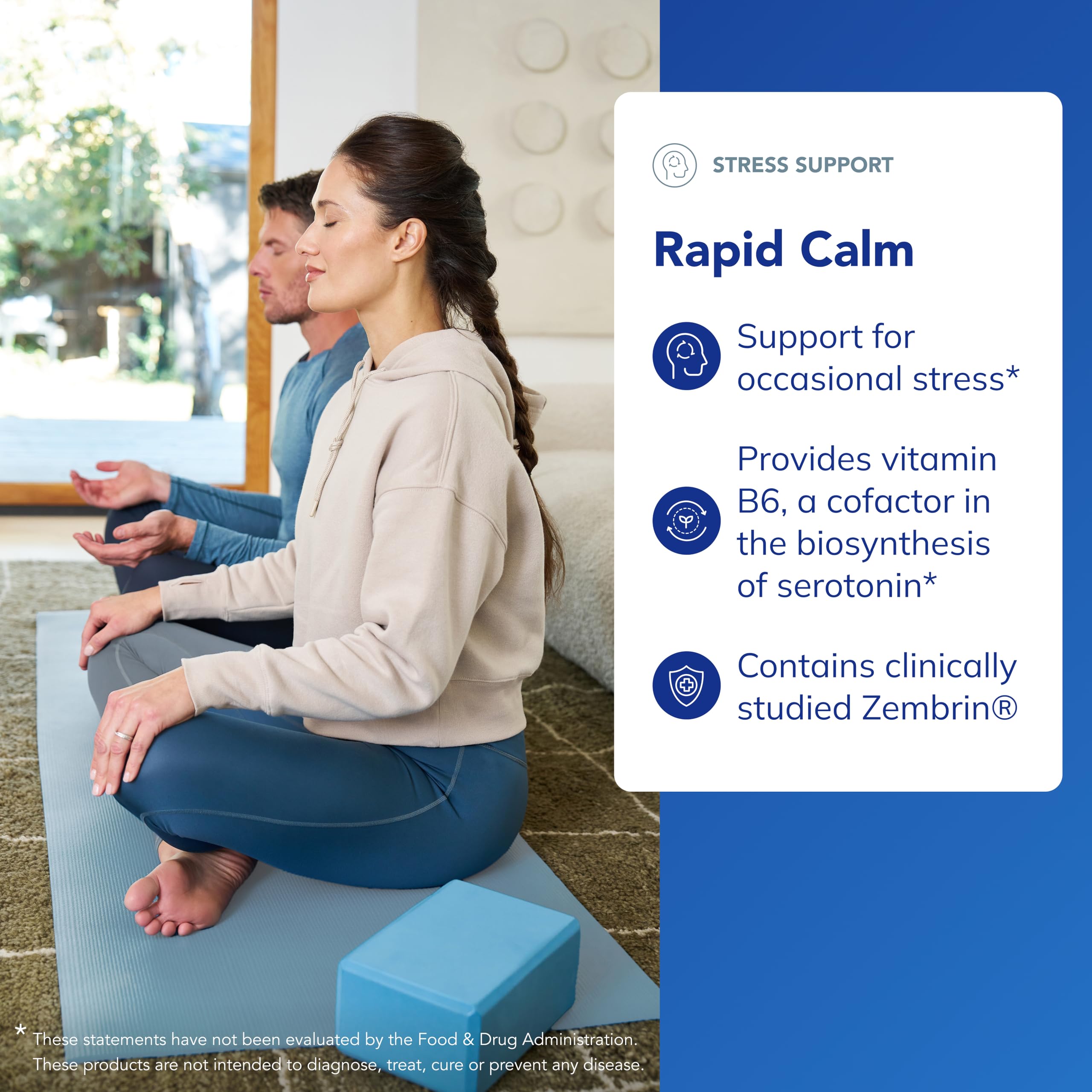 Pure Encapsulations Rapid Calm 60 Capsules back view