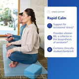 Pure Encapsulations Rapid Calm 60 Capsules back view